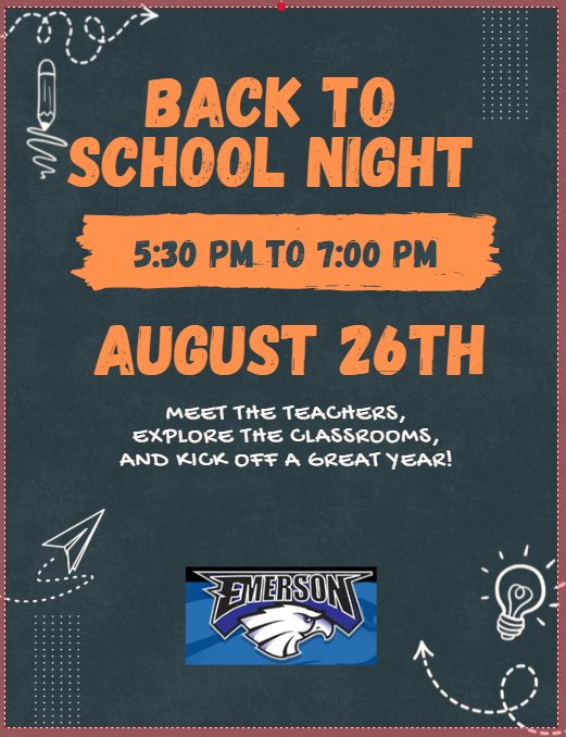 Back to School Night / Noche de regreso a clases